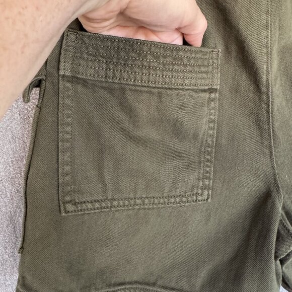 Banana Republic Factory Olive High Waist Shorts - Picture 4 of 10